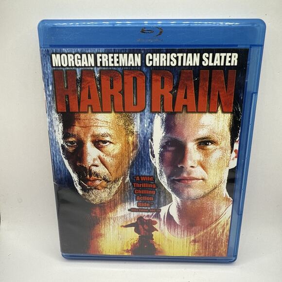 Hard Rain (Blu-ray Disc, 1998) Morgan Freeman, Christian Slater - Action - Picture 1 of 3